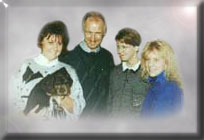 The Brühmann  family and her first Dandie: German Dandies' Fitzpatrick