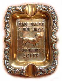 Victorian( ?) Edwardian Ashtray of 'Dandie Dinmont'