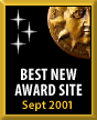Auszeichnung für DandieOnline: Wähle den Link "Winners Archive" 09/2001
